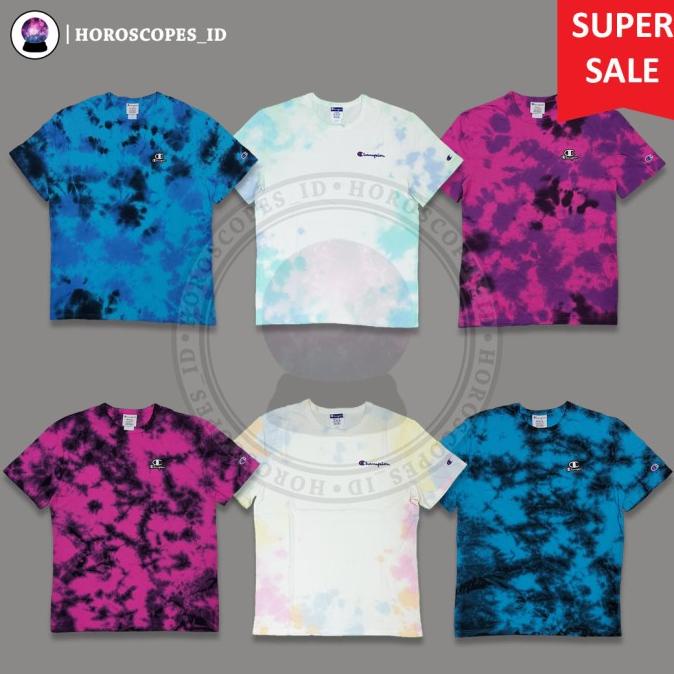 Kaos Champion Tee Tie Dye Original