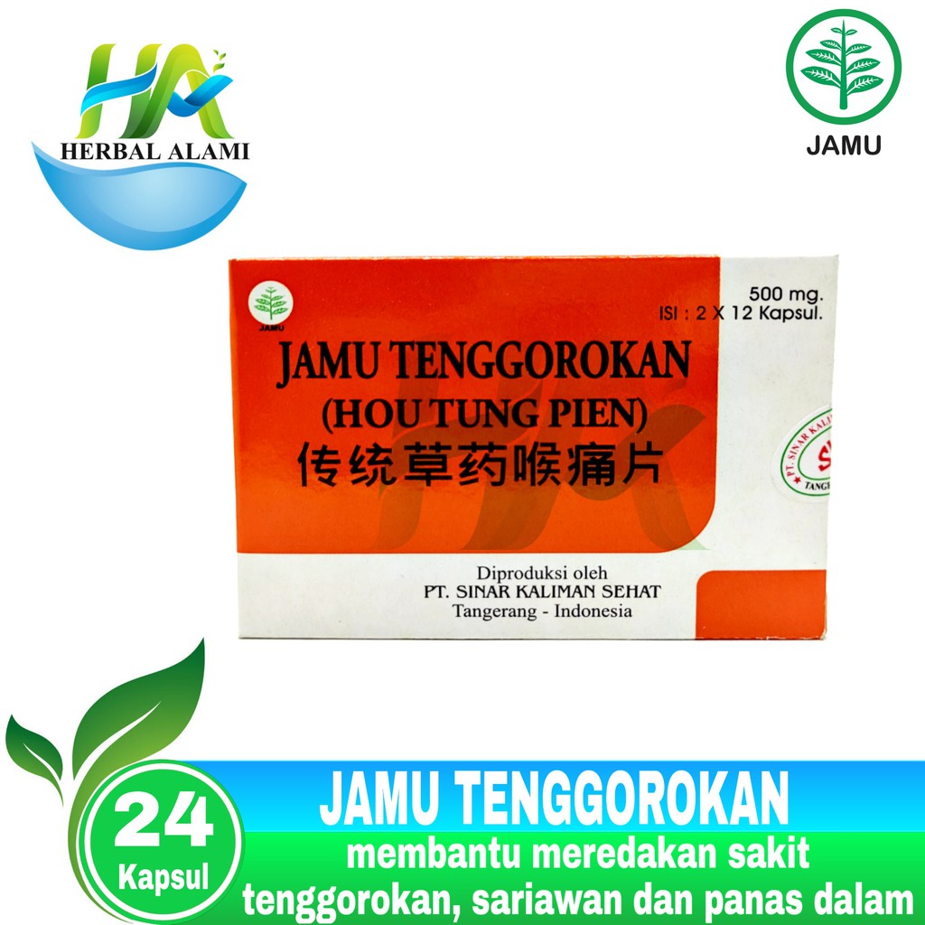 Jamu Tenggorokan - Obat panas dalam-tenggorokan kering-sariawan