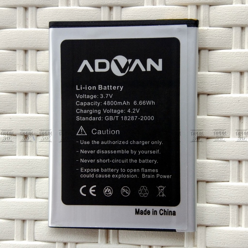 Baterai Advan i5C BP-50BH BP50BH Double Power Original OEM Batre Batrai Advance Dual Battery BP 50BH