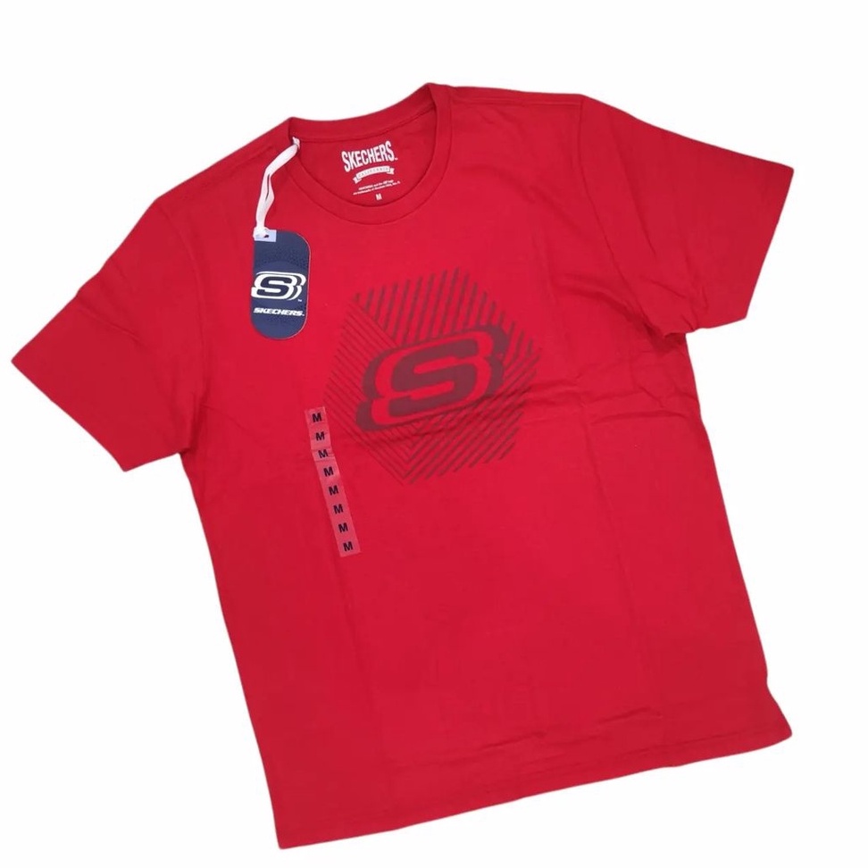 Kaos Skechers Men Basic Tee Original