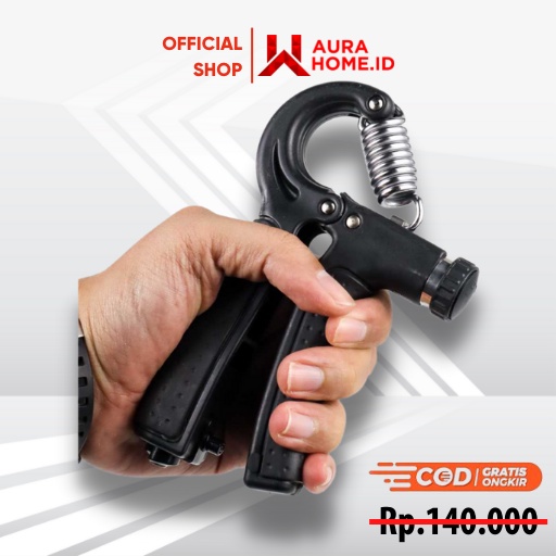 Spring Hand Grip Finger Strength 5-60 kg Counter / Alat Latih Handgrip Olahraga Gym Tangan Otot Geng