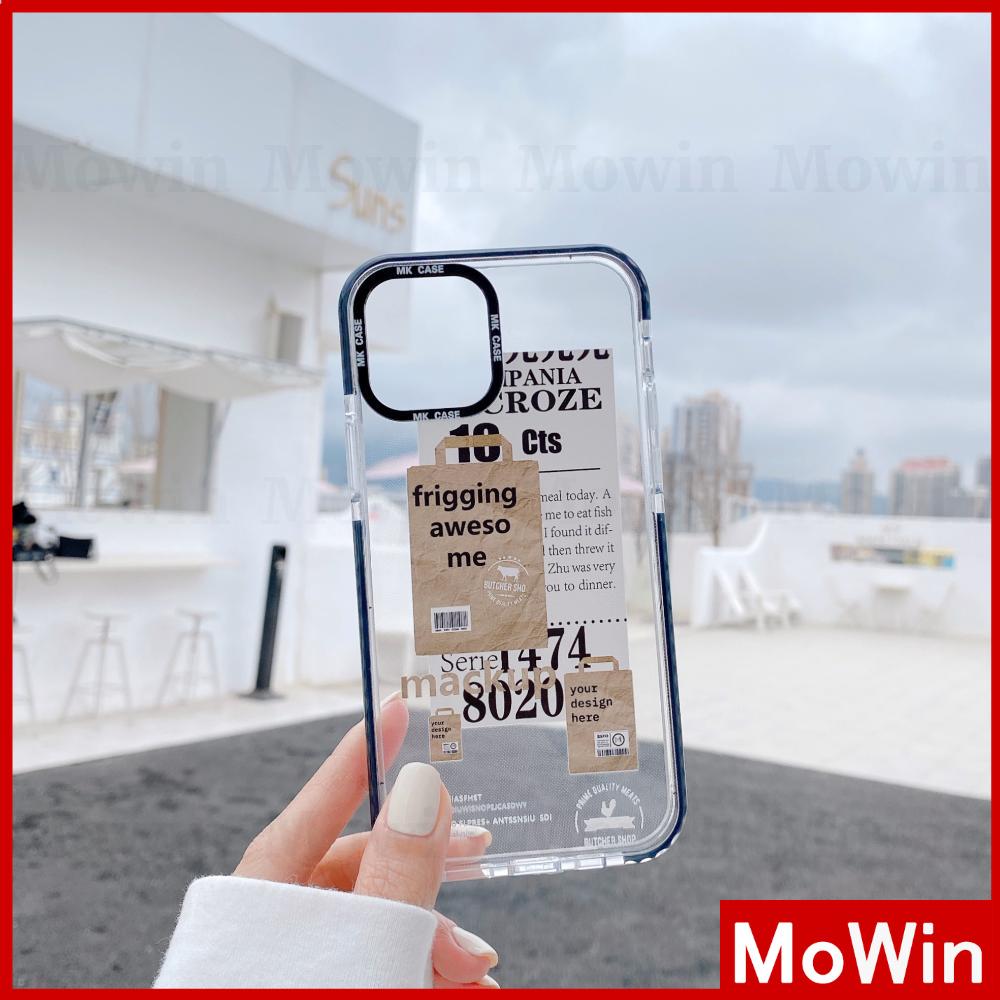 Mowin Soft Case Tpu Transparan Shockproof Motif Graffiti Untuk Iphone 12 Pro Max Mini 8 7plus Xr Pro 11 8plus 12 Max Se2020 Xs