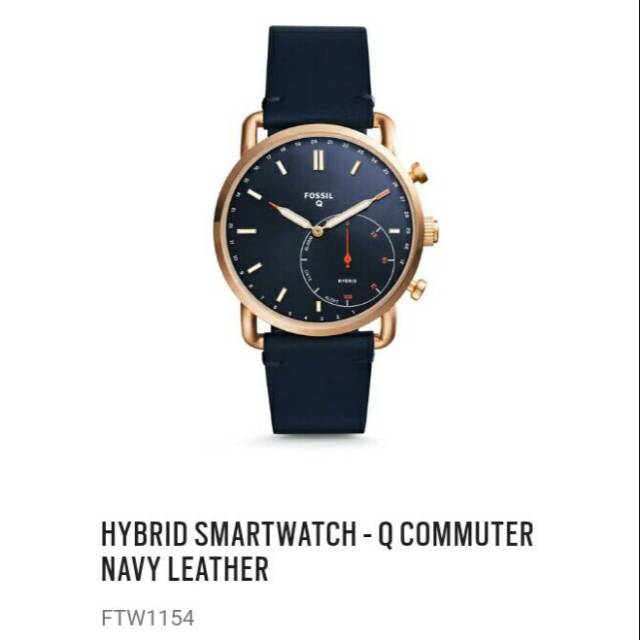 fossil ftw1161 hybrid watch smartwatch