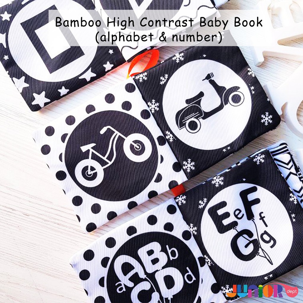 high contrast baby books