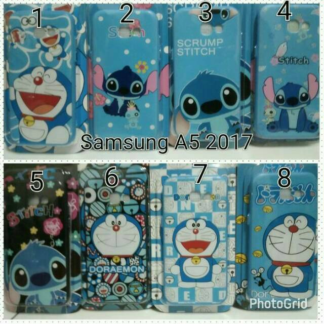 Case 360 Full Protection For Samsung A5 2017 / Case + Tempered Karakter Samsung A520