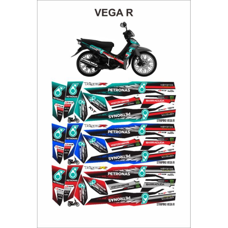striping vega R new sticker VEGA R VARIASI VEGA R NEW STRIPING VARIASI VEGA R NEW "PETRONAS"