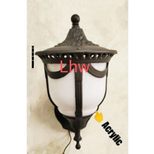 Lampu hias dinding outdoor indoor model selendang dekorasi teras,cafe