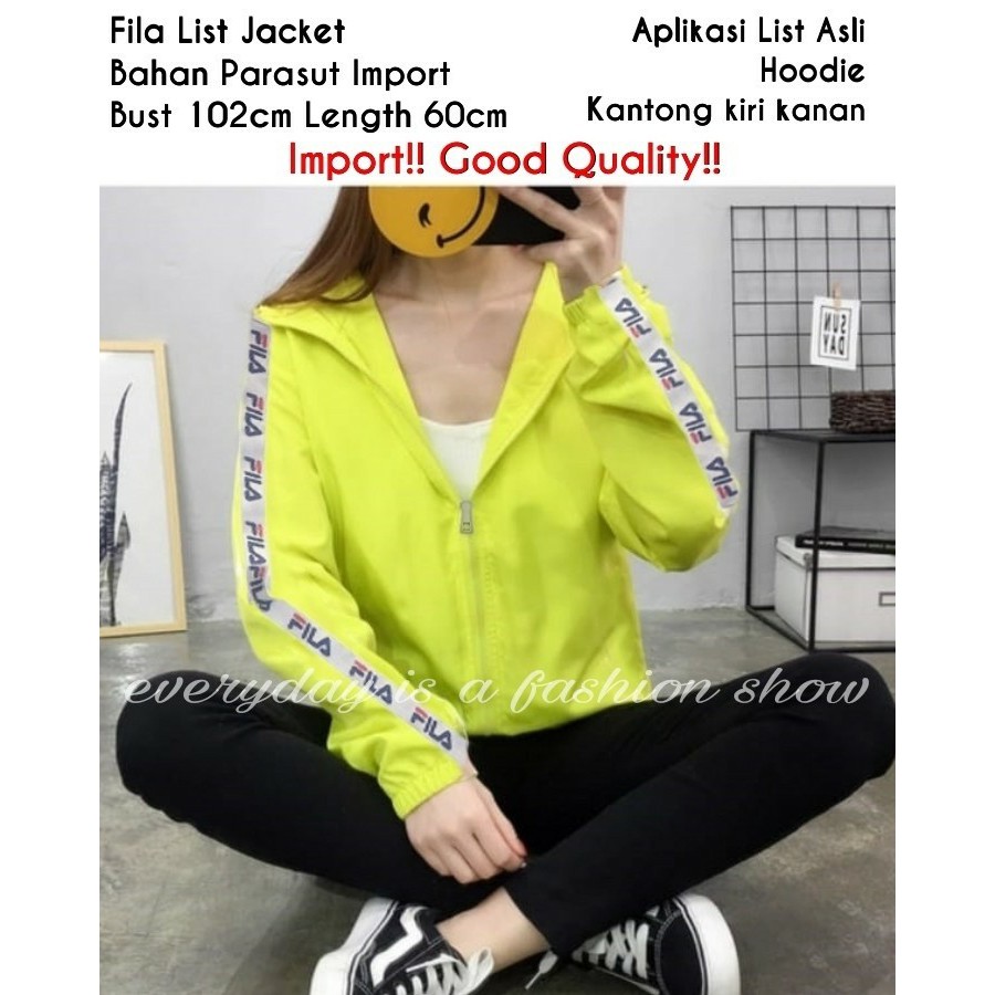 Baju Atasan Wanita Fila List Jacket