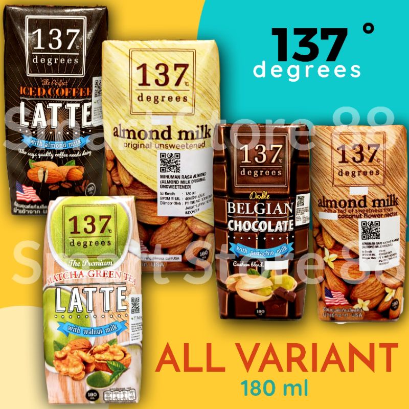 

137 DEGREES ALMOND MILK 180ML IMPORT ALMOND MILK USA