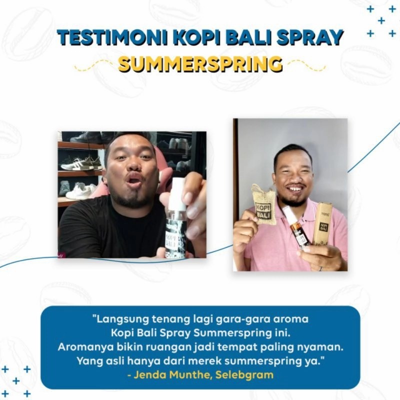 Pengharum Kopi Bali Spray 30 Ml Pewangi Mobil Pengharum Ruangan dan Pengharum Toillet