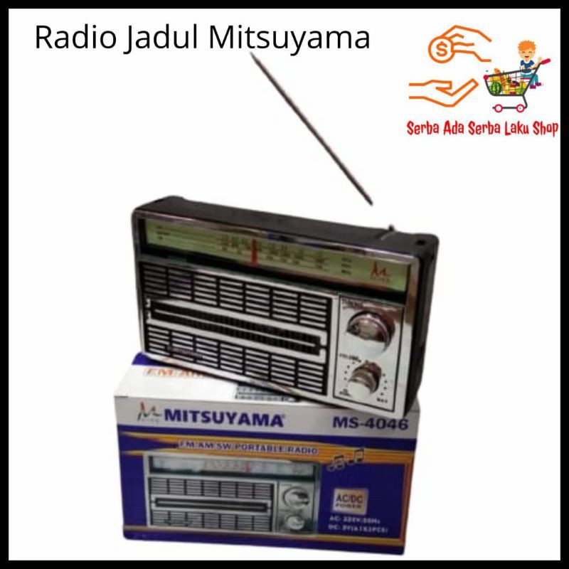 RADIO JADUL MITSUYAMA MS4046 AM FM SW