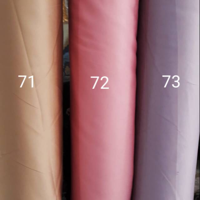 Bahan gamis polos satin velvet by roberto cavali