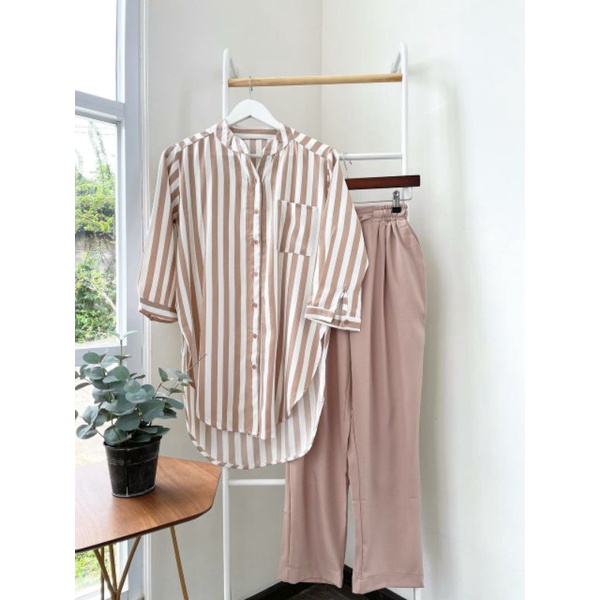 TYARA ONE SET - Trend fashion terbaru ootd hijab kekinian pakaian wanita hijabers setelan 2 in 1 set