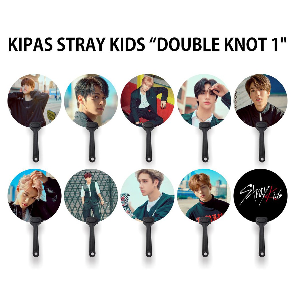 (READY STOCK) KIPAS TANGAN / HANDFAN STRAY KIDS DOUBLE KNOT 1