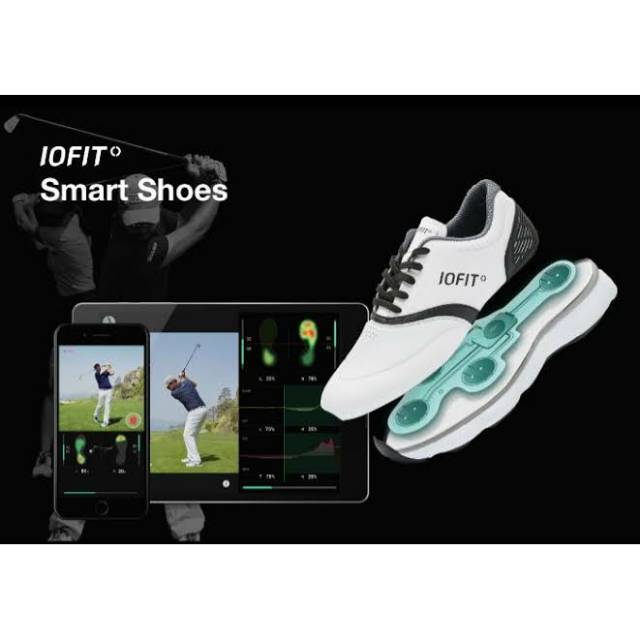 Sepatu Smart Shoes Golf Pro SALTED IOFIT original BLUETOOTH AKTIF