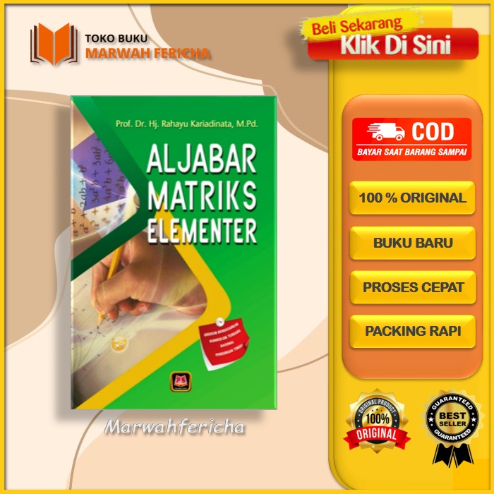 Jual AlJabar Matriks Elementer | Shopee Indonesia