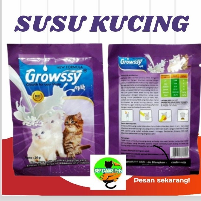 GROWSSY SUSU HEWAN SUSU KUCING SUSU ANAK KUCING