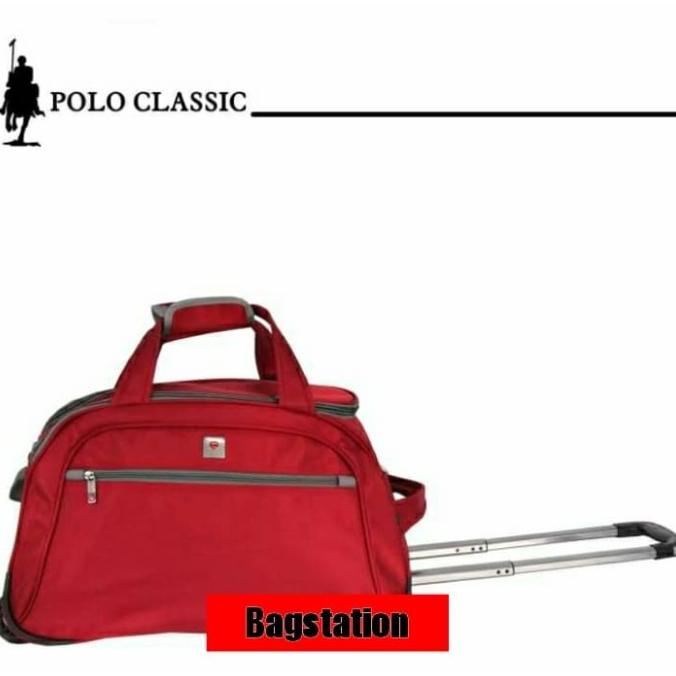 Tas Cabin Koper Travel Bag Trolley Troly Polo Classic Roda Original