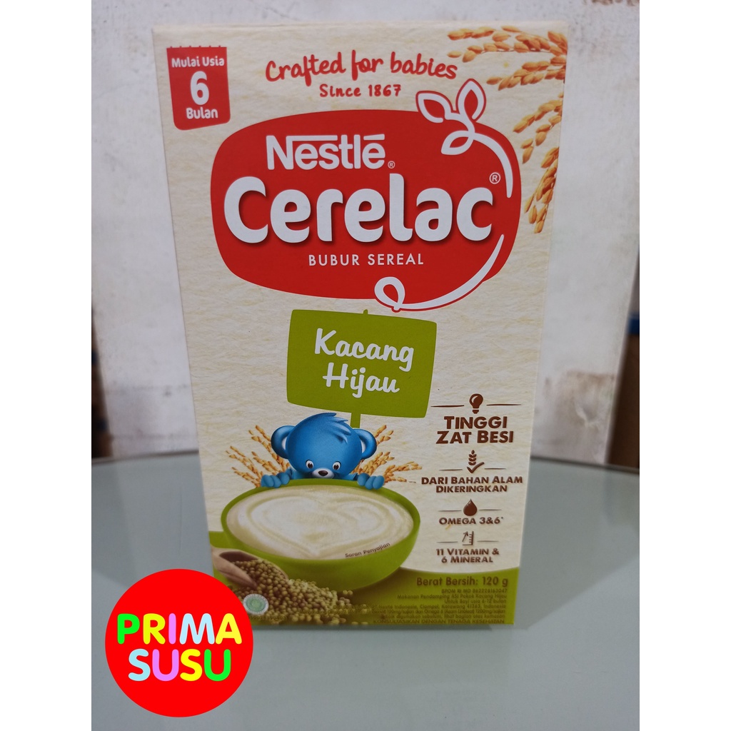 Cerelac Bubur Sereal Kacang Hijau 6+ 120 GR