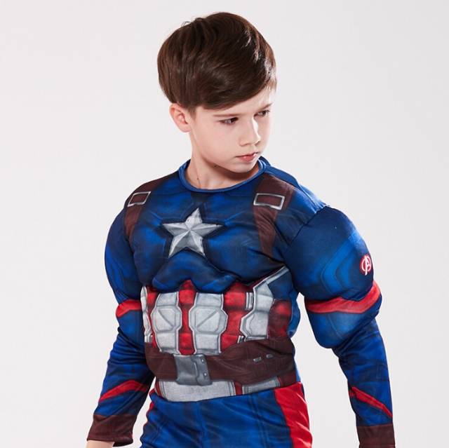 Kostum Superhero Captain America Murah Costume Halloween Kado Anak Topeng Kapten Amerika Perisai