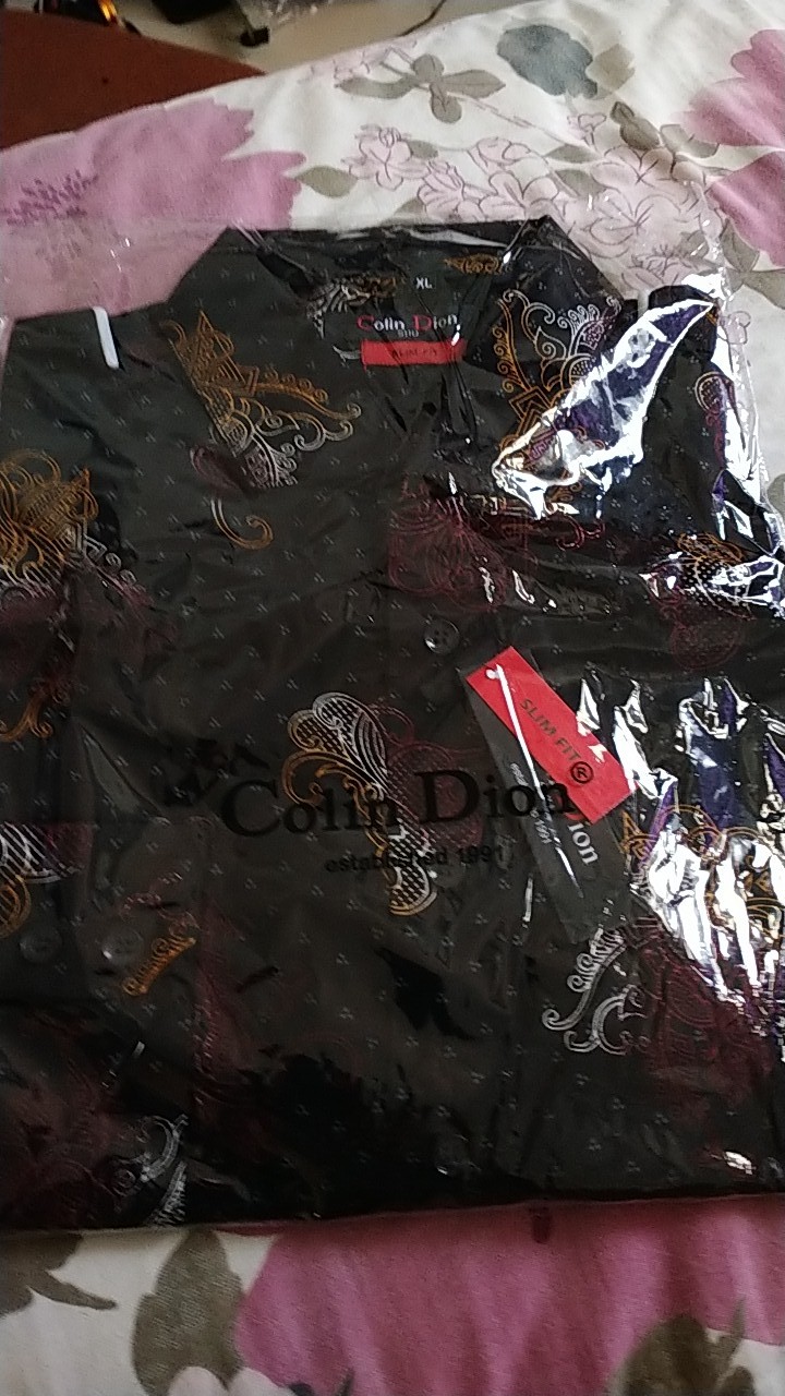 Colin Dion | Baju Batik Pria Coklat | Kemeja Batik Pria Slimfit Lengan Panjang Cd160