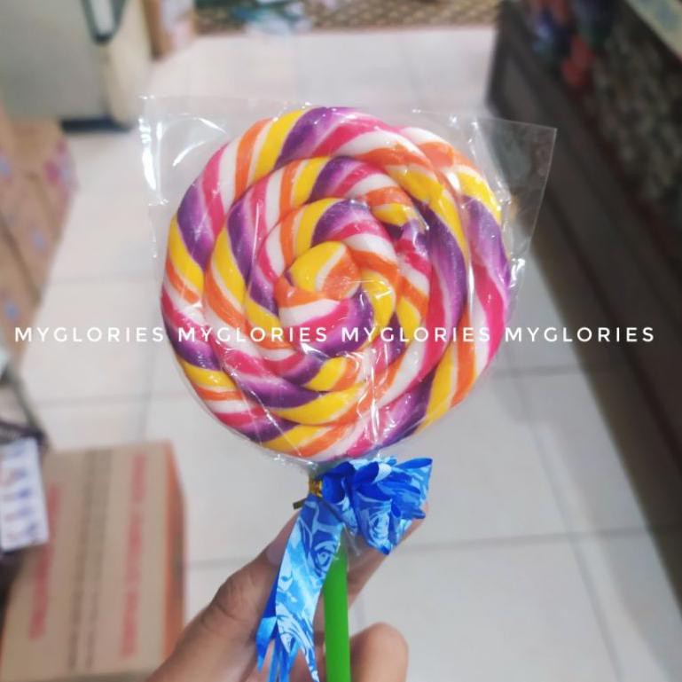 

[COD] LOLLIPOP BESAR Permen Gula Hiasan Kue Ulang Tahun