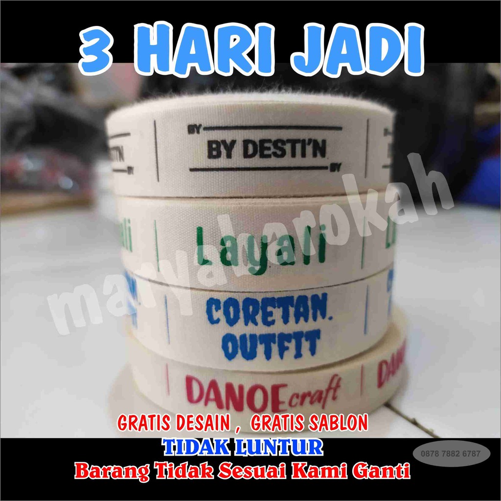 LABEL HIJAB CUSTOM