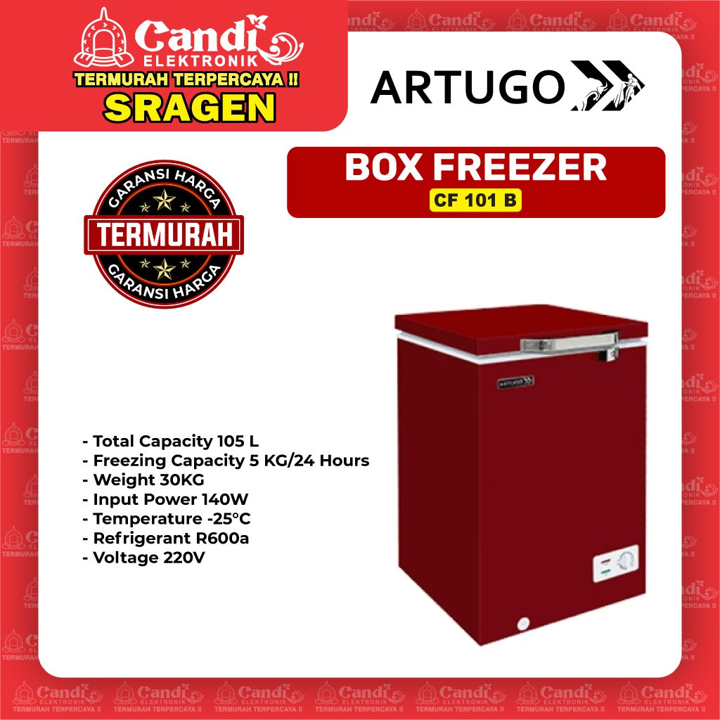 ARTUGO Box Freezer 100 L CF-101 B