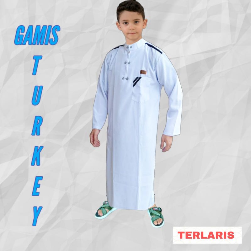 KONVEKSI BESAR/Gamis AR-RIZQI anak laki laki/gamis pakistan anak terlaris bahan adem anak 1-15  Tahun