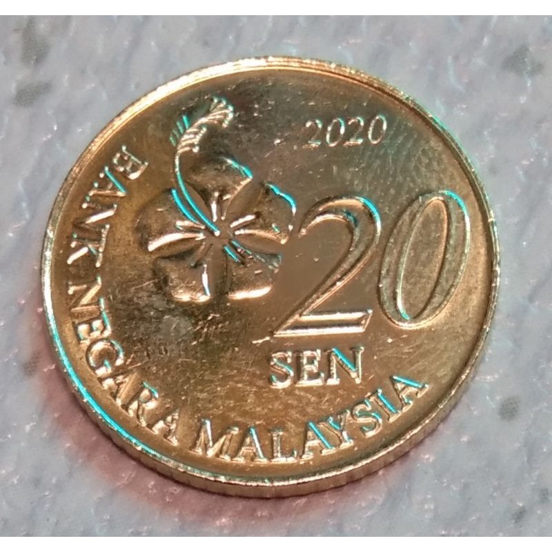 koin negara MALAYSIA 20 SEN