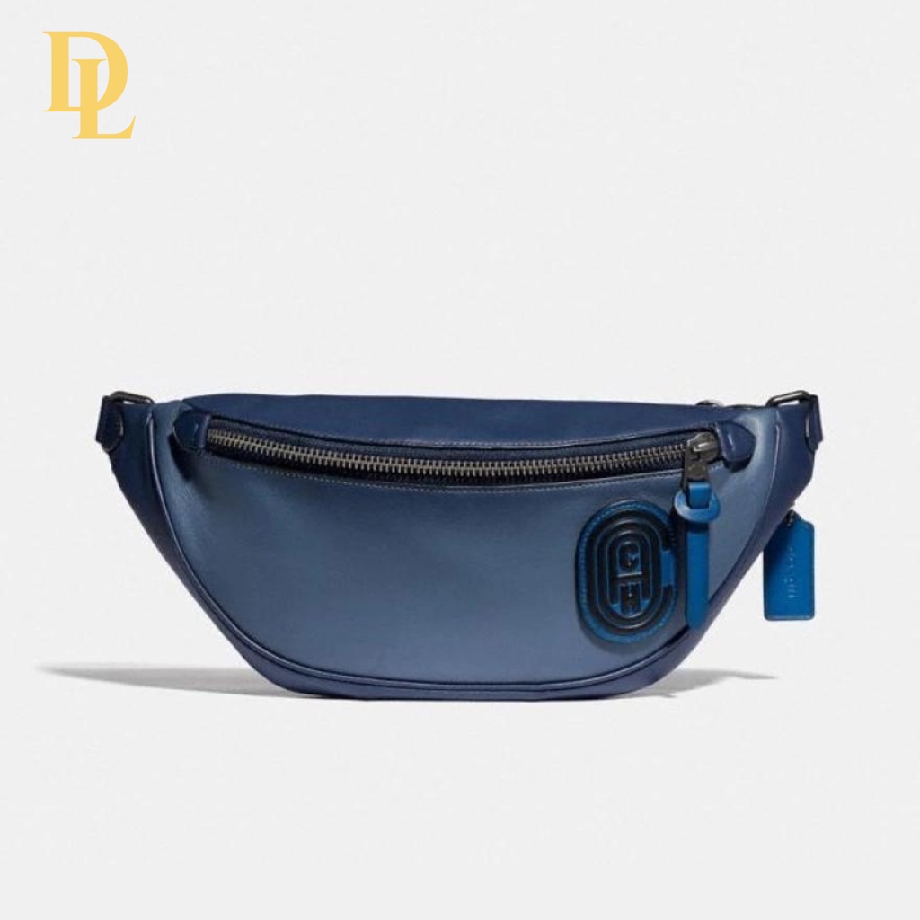 WAISTBAG MEN COACH RIVINGTON BLUE C