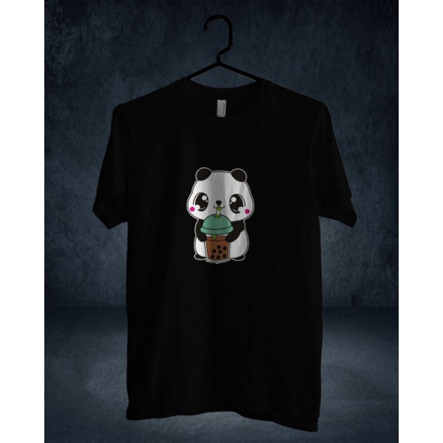 Kaos distro/kaos panda boba lucu/kaos pria/kaos distro pria/atasan pria wanita/kaos oblong/outfi pri