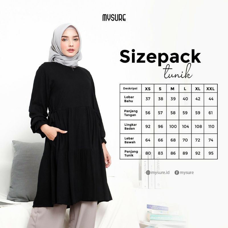 ATASAN TUNIK PUTIH &amp; KEMEJA PUTIH © MYSURE