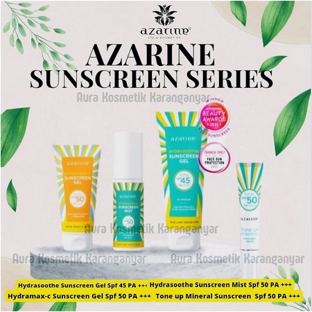 ❤️GROSIR❤️BIG SALE❤️PILIH VARIAN AZARINE SUNSCREEN SERIES✔️ CICAMIDE BARRIER II NCALM MY ACNE ✔️GEL-MIST-BUNDLE-C MAX- FULL SIZE-MINI SIZE ✔️