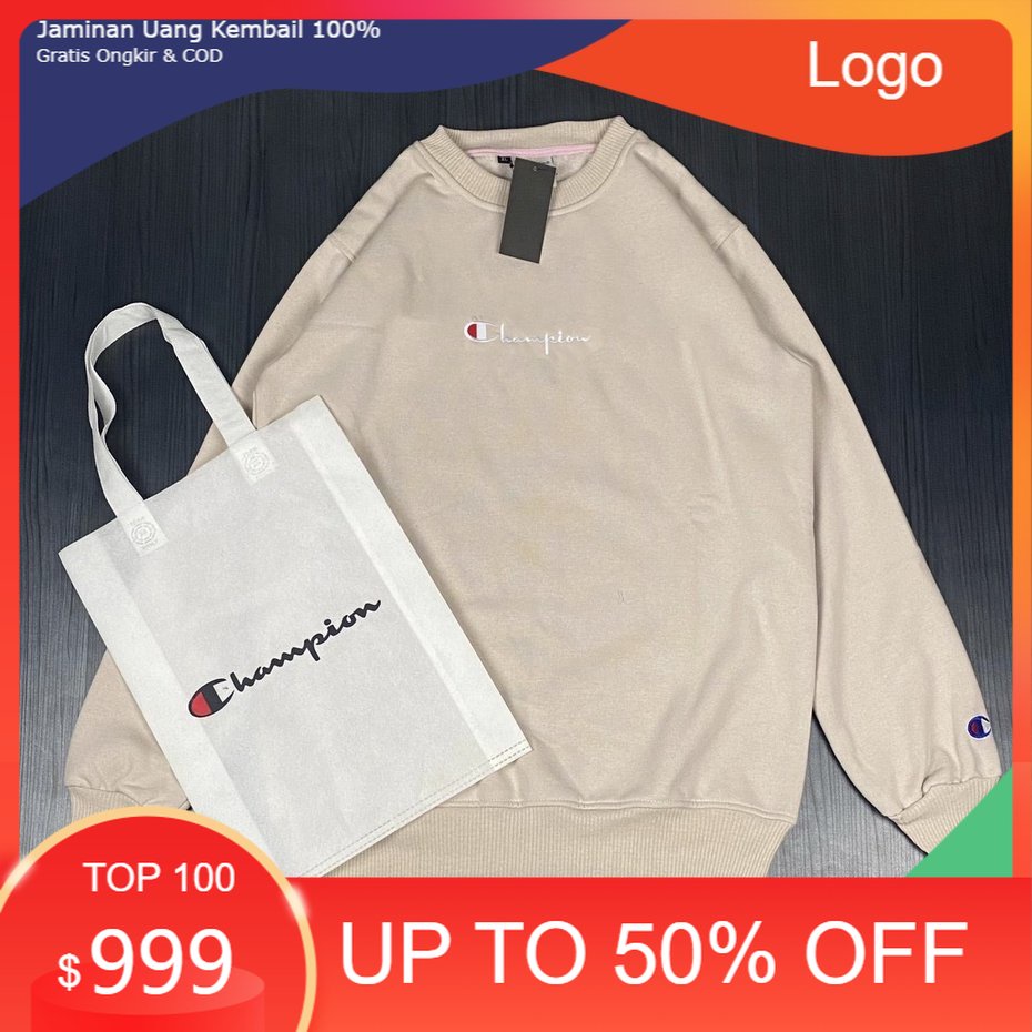 CREWNECK SWEATER CARDIGAN CHAMPION PREMIUM