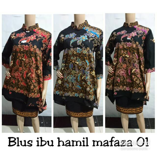 Blus batik ibu hamil mafaza
