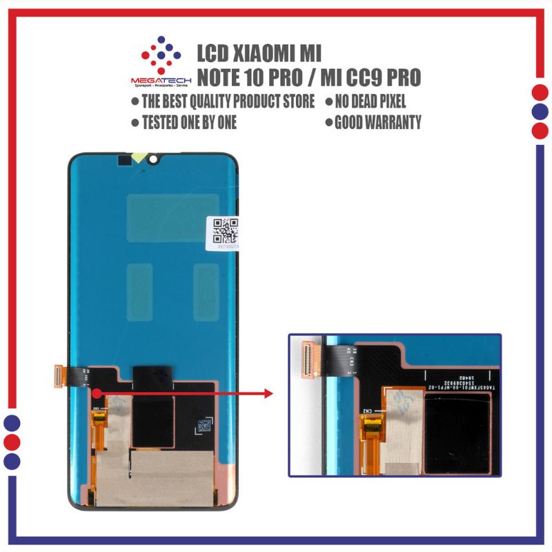 Lcd+Touchscreen Xiaomi Mi Note 10/Mi Note 10 Pro/Mi Note 10 Lite Original