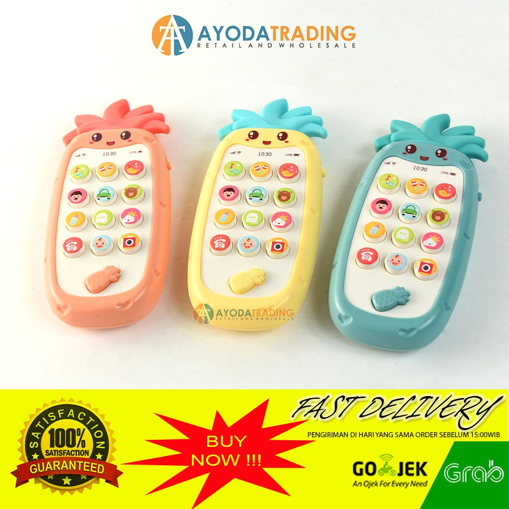 Baby Teether Mainan Edukasi Baby Phone