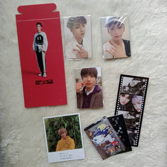 Photocard Stray kids GO Chan, Lee know, Han. Standee dan pola Seungmin. Photostrip Felix, I.N