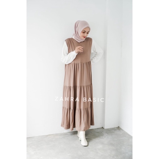 inner dress / inner gamis / inner gamis tanpa lengan /
