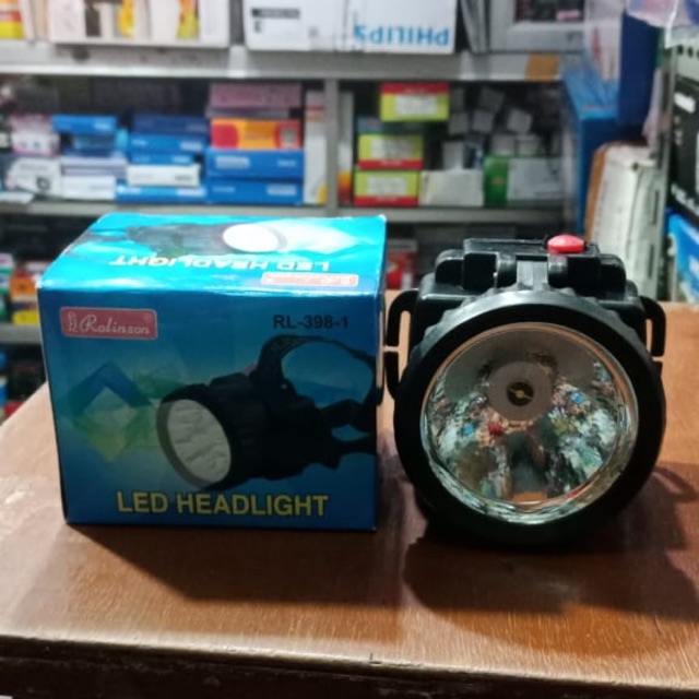 Senter kepala baterai led