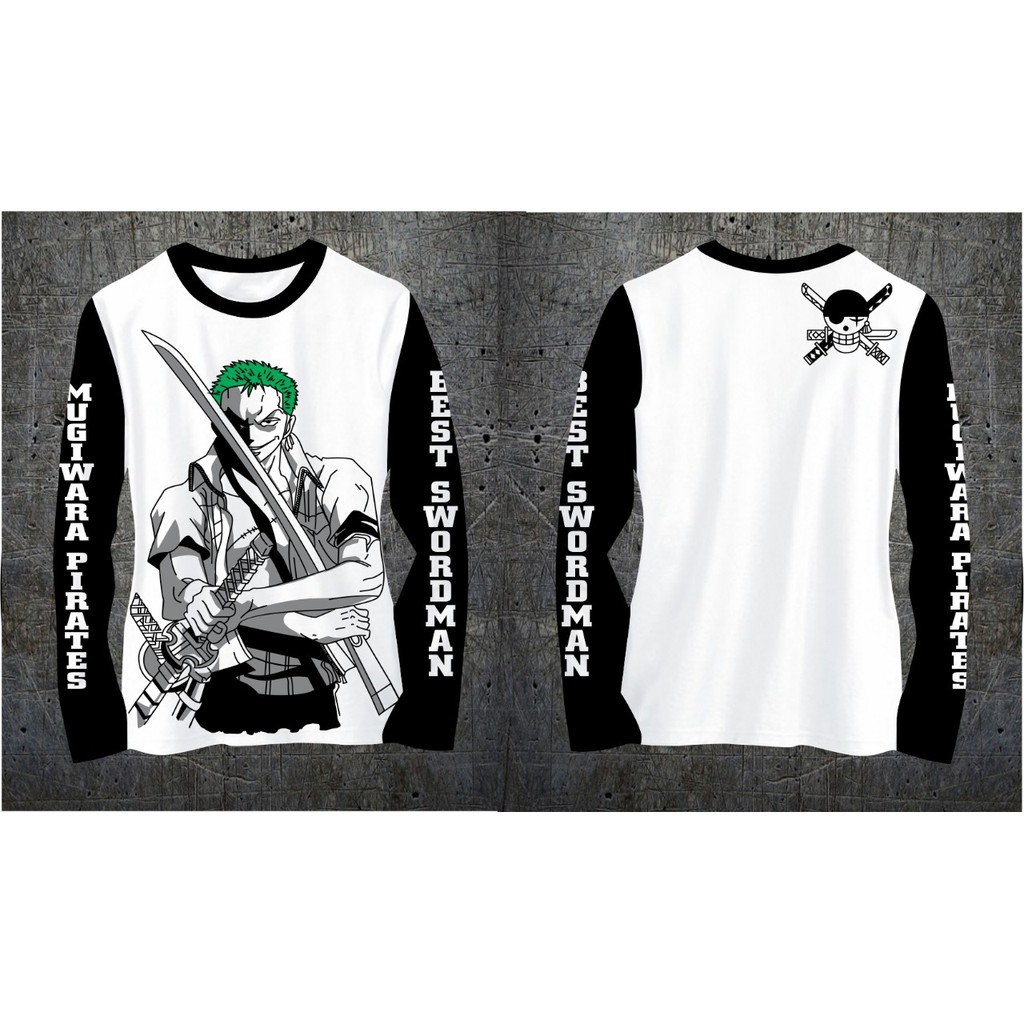 Baju one Piece Mugiwara Pirates - baju lengan Panjang one piece - baju anime One Piece