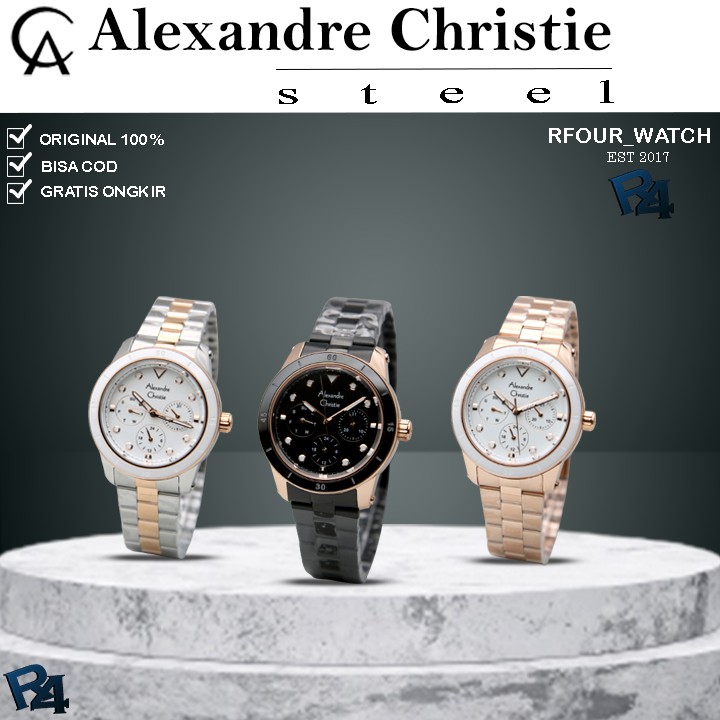 JAM TANGAN ALEXANDER CHRISTIE WANITA ORIGINAL ALEXANDER CHRISTIE WANITA JAM ALEXANDER CRISTIE 2906