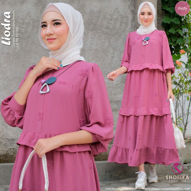 LIODRA Midi Dress Ori by Shofiya❤