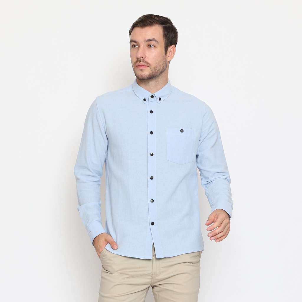 

17Seven Original Kemeja Polos Pria Lengan Panjang 0153-CASTA