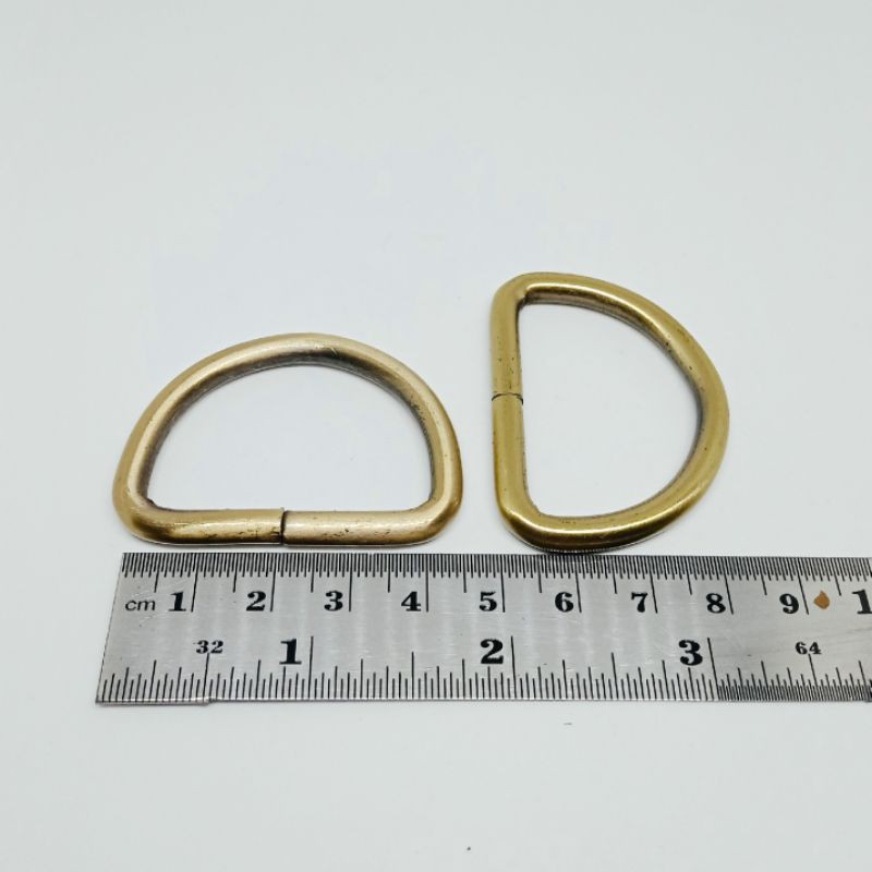 Ring D Tas Ukuran 3.8 Cm Antigold Poles Tebal premium