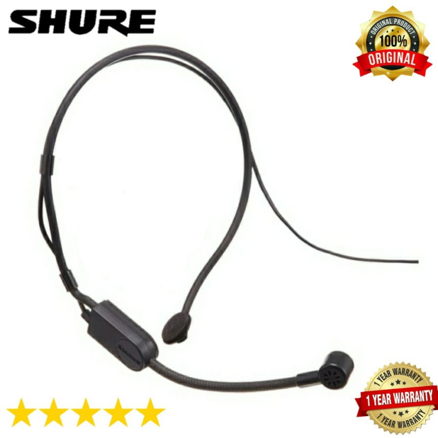 Mic Headset Shure original pga31 Kabel Microphone head set pga 31 ori