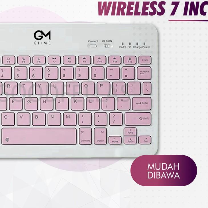 ☼ GIIME KEYBOARD HANDPHONE WIRELESS BLUETOOTH 7INCH DAN 10INCH 140 MAH - GOODFELLAS ♣