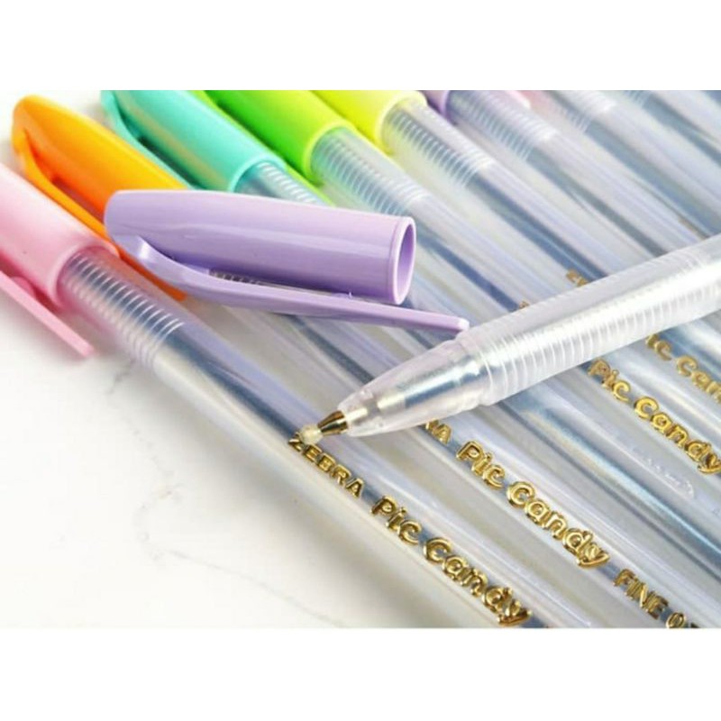 Pen / Pulpen Zebra Pic Candy fine 0.7mm