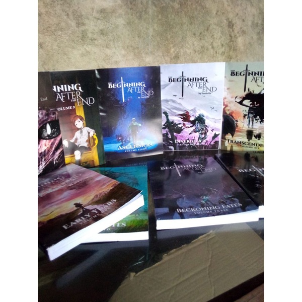 NOVEL BEST SELLER TERMURAH BEGINNING AFTER THE END VOLUME 1-9